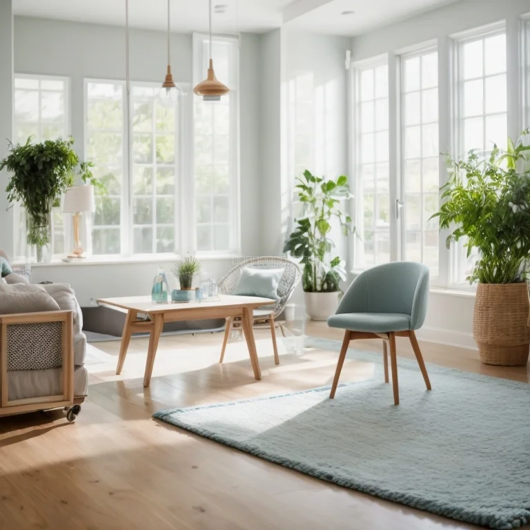 清掃中のスタッフ